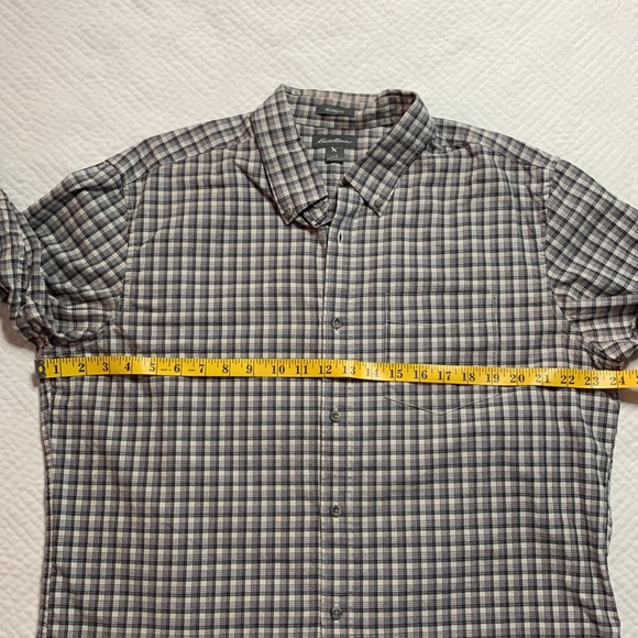 Eddie Bauer Relaxed Fit Plaid Button Down Lightweight Flannel Shirt, Men’s L - Picture 9 of 12
